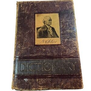 Webster's New Collegiate Dictionary‎ Copyright 1951 Soft, Leatherlike Cover